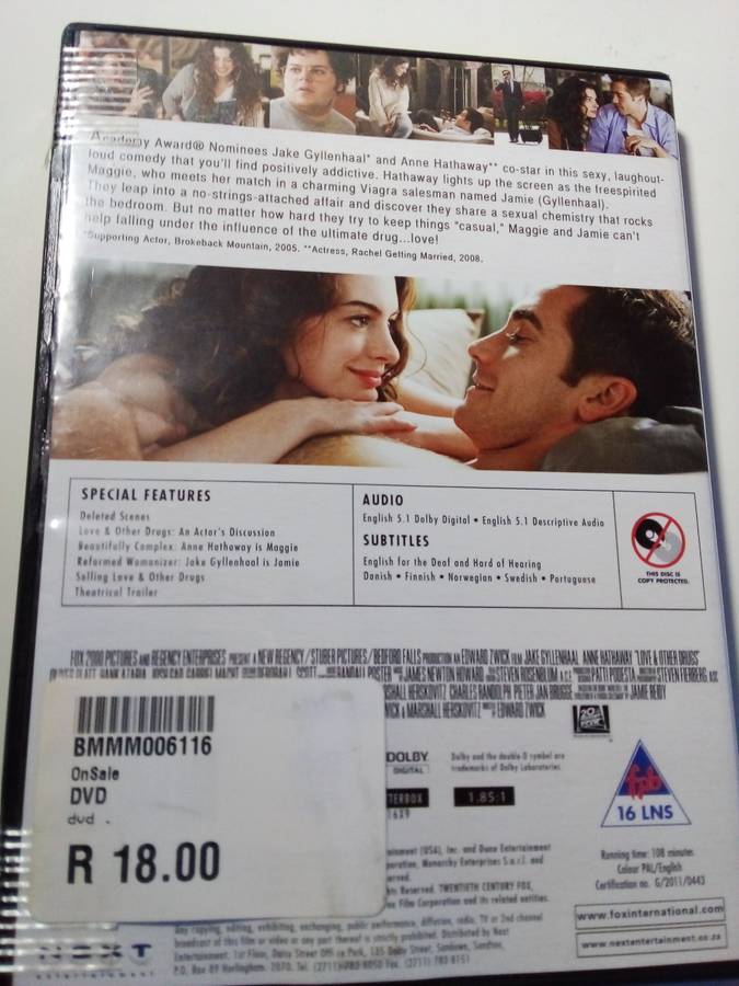 Love & Other Drugs DVD Movie