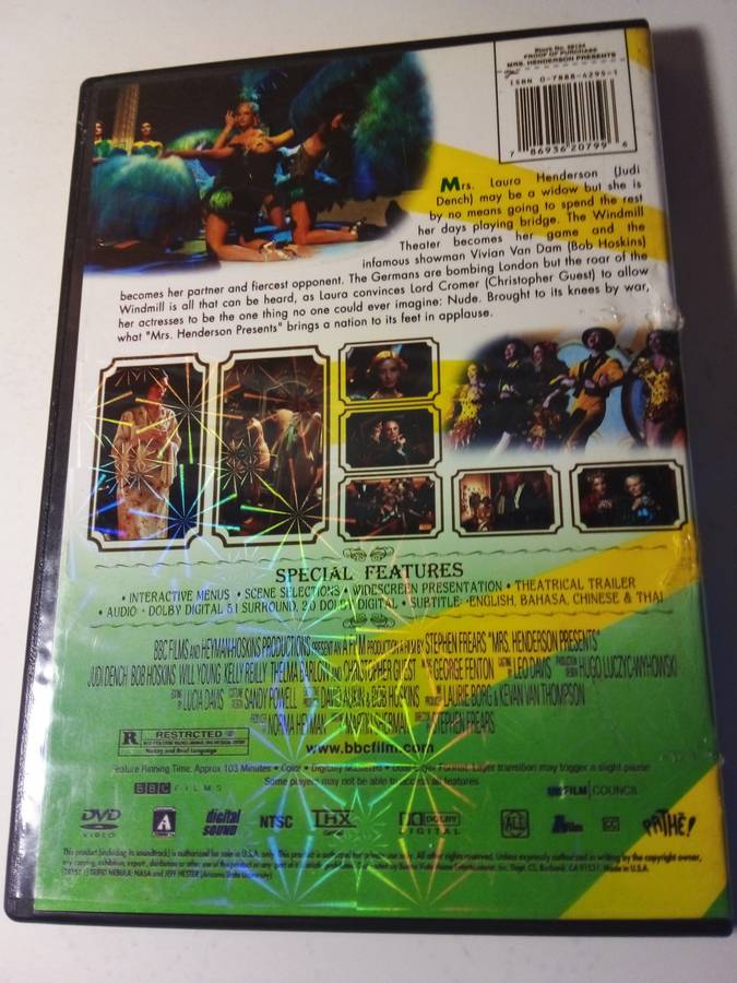 BBC Mrs. Henderson DVD Movie