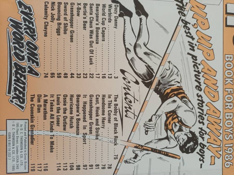 Hotspot Book for Boys 1986