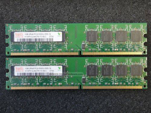 Hynix 2GB 2x1GB DDR2 667MHZ Desktop Computer Memory Non-ECC CL4 DIMM