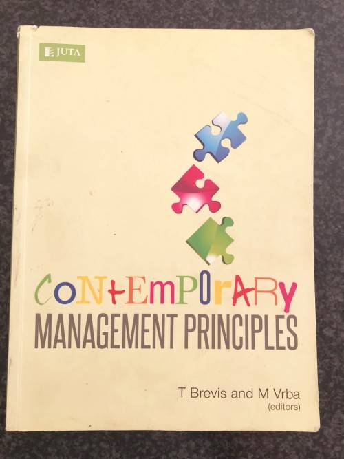 Contemporary Management Principles MNG2601