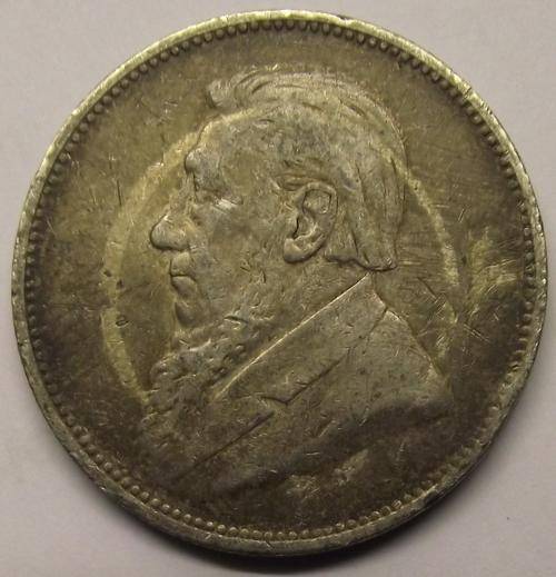 1896 Paul Kruger Two Shillig