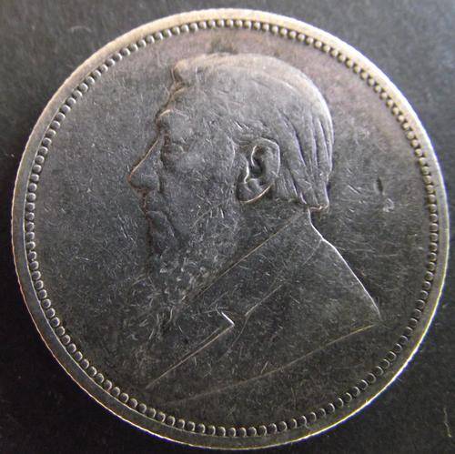 1893 Paul Kruger Two Shillings
