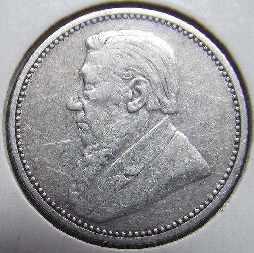 1894 Paul Kruger Sixpence