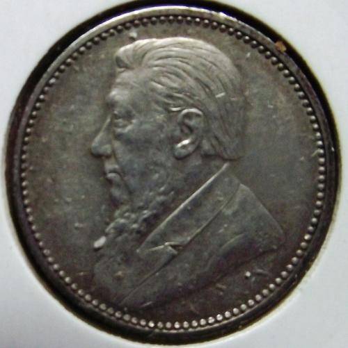 1897 Paul Kruger Sixpence