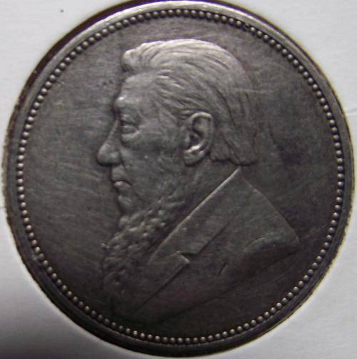 1896 Paul Kruger Two Shillings