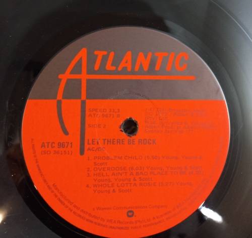 ACDC - Let There Be Rock Super Rare Vinyl LP