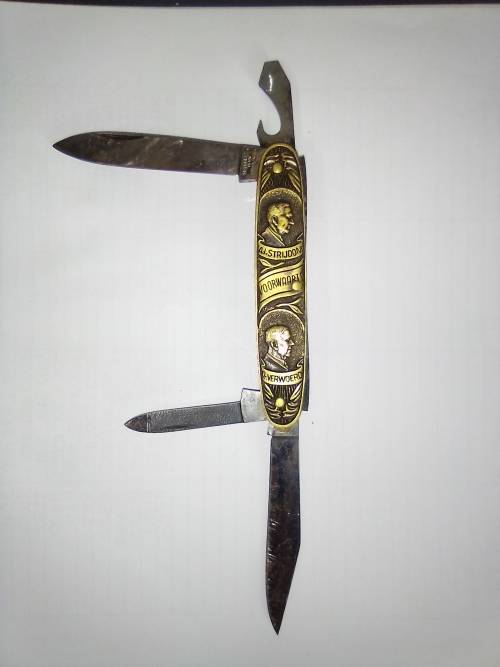 South African pocket knife with 4 presidents 1910-1960