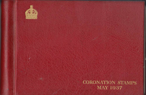 Coronation of KGV1  complete issues of   Postage stamps in presentation book A to V  hinged see note