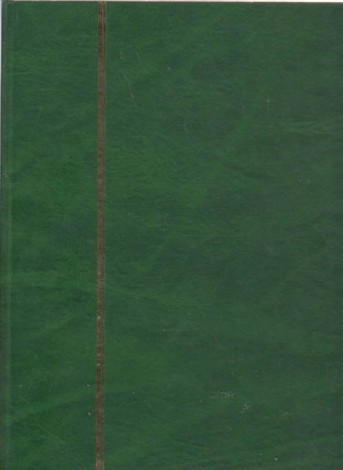 Super Clean Green Prinz 16 page Album with Plus minus 1000 used stamps of France see note