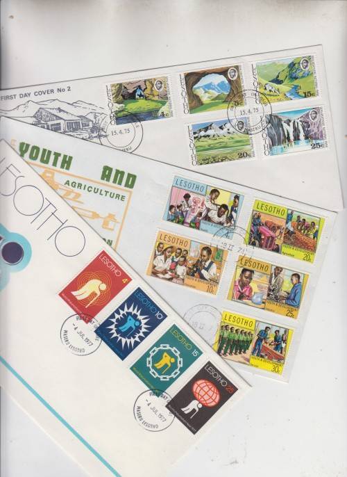 Lesotho seven clean  FDC two scans
