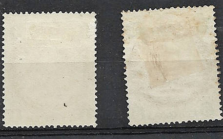 BSACo SACC 36 and 49 1d and 5 hinged mint- bothsides scanned high cat