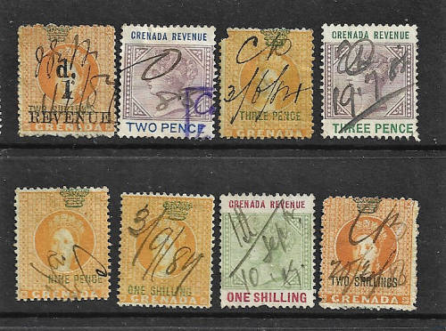 Grenada Queen Victoria  used revenues three scans