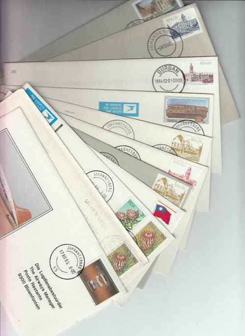 SA Airways covers 30,31,32 35 to 42 (11 covers)