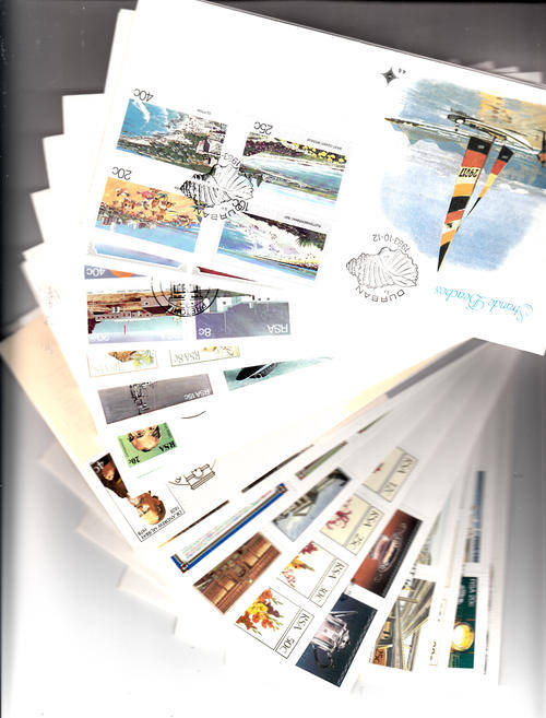 SA 25 First day covers all different