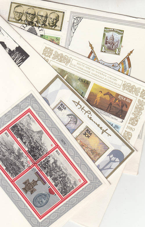 SA FDC mainly with mini sheets as scanned