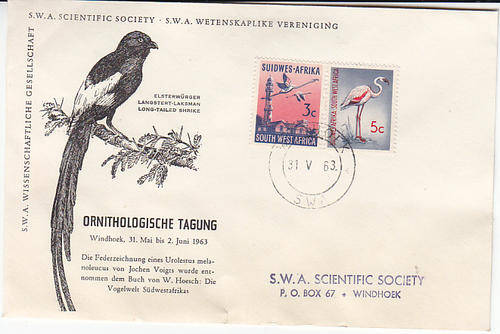 South West Africa Scientific Society cover