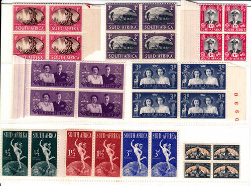 South Africa Union selection MNH