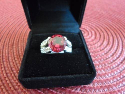 WOW!!! HUGE STERLING SILVER RUBY RING, GORGEOUS!!!!