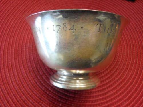 SUPERB!!! RAIMOND PAUL REVERE REPRODUCTION STERLING SILVER BOWL 52,7g