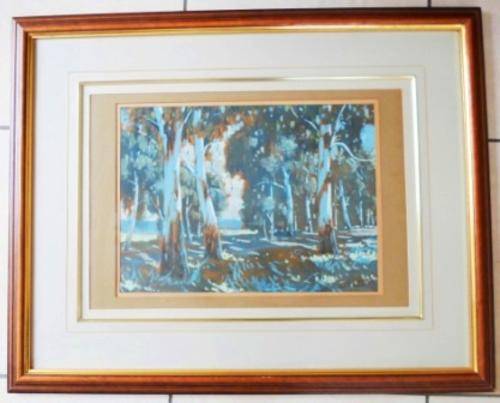 WOW! LARGE SYDNEY CARTER GOUACHE TITLED "ROAD TO PRETORIA" 510 X 370mm VALUE R6500