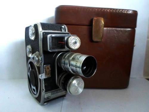 BOLEX PAILLARD MOVIE CAMERA WITH CASE, LOVELY PIECE!!