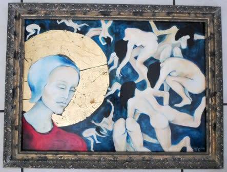 WOW!! MARIKA BELL "SERENITY" OIL ON BOARD 585 X 425mm VALUE R8500!! STUNNING PAINTING