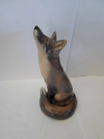 MAGNIFICENT!! ROYAL COPENHAGEN DENMARK FOX FIGURE 145 X 80 X 70mm STUNNING PIECE!!