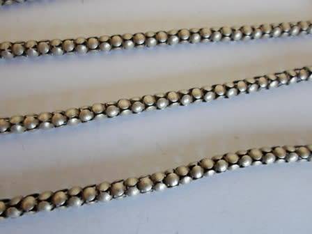 WOW!! FABULOUS THICK ITALIAN MATT FINISH STERLING SILVER CHAIN 650 X 4mm  15,8g WOW!!!