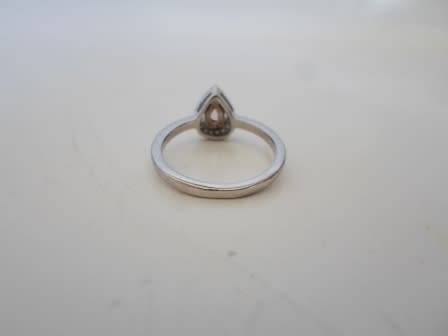 STUNNING!! STERLING SILVER AMETHYST & CZ RING  3,1g  SIZE P WOW!!