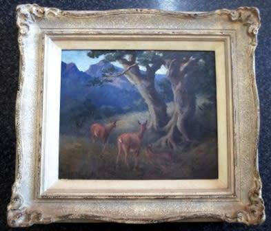 VERY RARE!! ALLERLEY GLOSSIP OIL ON CANVAS  310 X 255mm  VALUE R9500