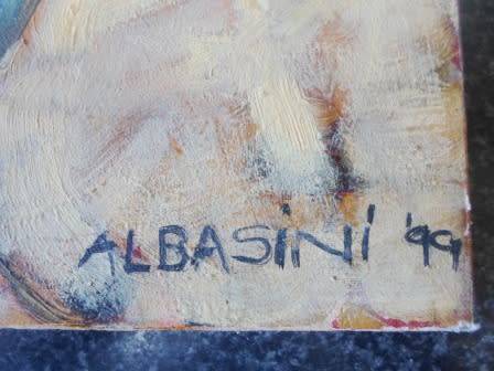 WOW!! SELMA ALBISINI OIL ON CANVAS  450 X 360mm  VALUE R1500