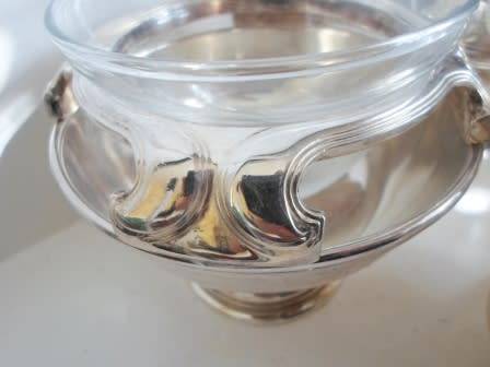 GORGEOUS SANT ANDREA ITALY SILVER PLATED SORBET ICE CUPS VALUE R1500  WOW!!
