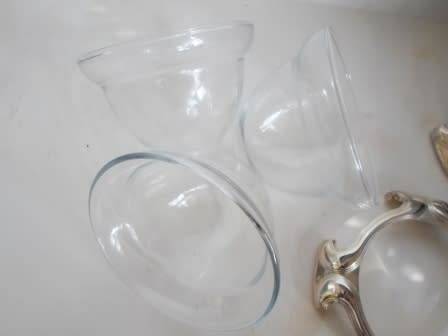 GORGEOUS SANT ANDREA ITALY SILVER PLATED SORBET ICE CUPS VALUE R1500  WOW!!