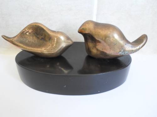 WOW!! COLIN WEBSTER WATSON BRONZE SCULPTURE ON SLATE BASE DATED `70 VALUE R6500
