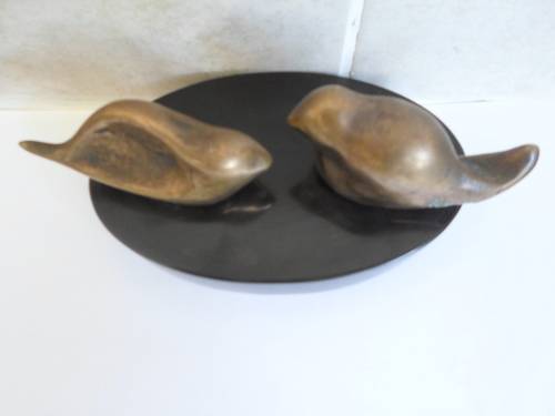 WOW!! COLIN WEBSTER WATSON BRONZE SCULPTURE ON SLATE BASE DATED `70 VALUE R6500