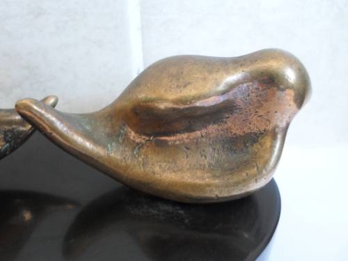 WOW!! COLIN WEBSTER WATSON BRONZE SCULPTURE ON SLATE BASE DATED `70 VALUE R6500