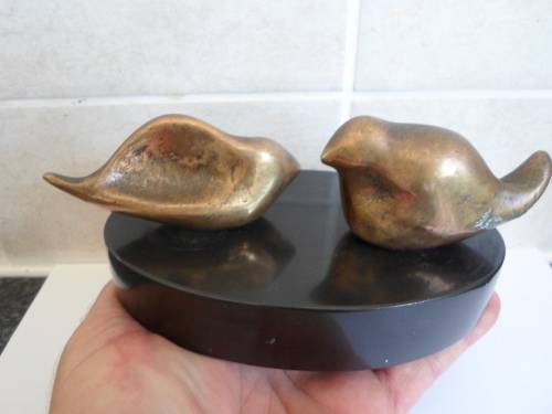 WOW!! COLIN WEBSTER WATSON BRONZE SCULPTURE ON SLATE BASE DATED `70 VALUE R6500