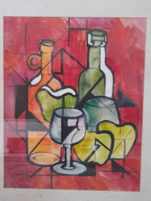 Lovely!! J. C. Jones mixed media stillife on paper 340 x 270mm wow!!