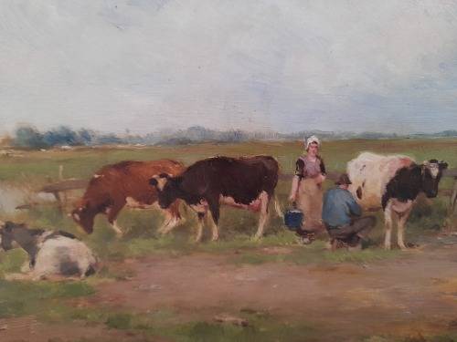 Wow!! Dutch Adriaan Johannes Groenewegen(1874-1963) oil on canvas 400x300mm VALUE R15000 WOW!!