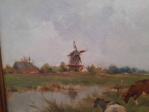 Wow!! Dutch Adriaan Johannes Groenewegen(1874-1963) oil on canvas 400x300mm VALUE R15000 WOW!!