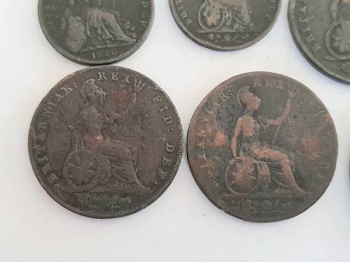 Wow!! Collection of 1826, 1827, 1828 british coins wow!!