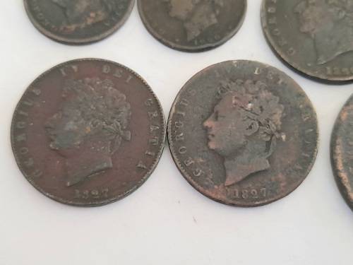 Wow!! Collection of 1826, 1827, 1828 british coins wow!!