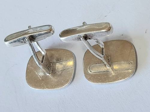 Amazing vintage german sterling silver Masonic cufflinks 9,9g wow!!