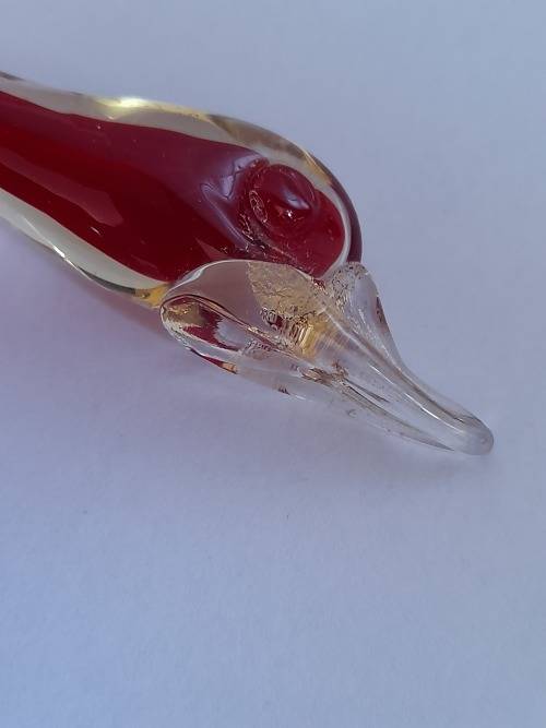 Gorgeous vintage murano glass duck figure Value R550
