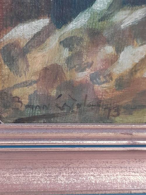 Wow!! Pair of Brian Wiles oil on canvas on board paintings each 400 x 300mm Value R3000