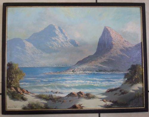 Amazing!! Michael Albertyn snr. Oil on board of Hangklip 600 x 450mm Value R4500