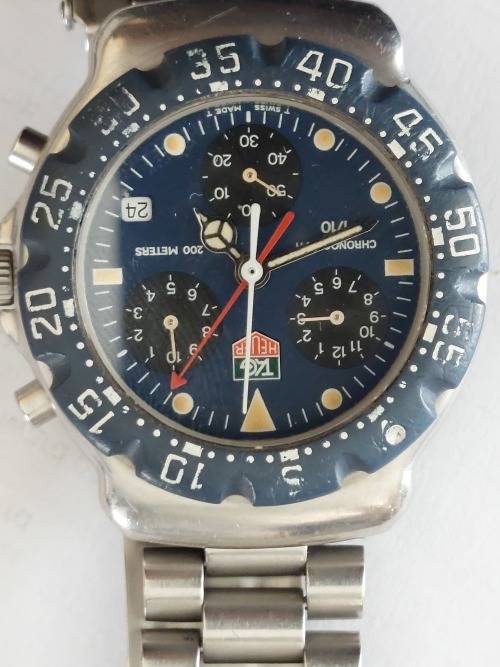 Vintage 1990`s Tag Heuer formula 1 (CA 1210 - RO) MENS quartz watch value R8500