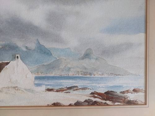 Rare!! John Cullingworth cape watercolour 520 x 240mm Value R5000