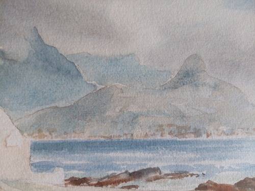 Rare!! John Cullingworth cape watercolour 520 x 240mm Value R5000